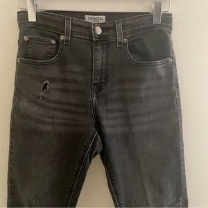 Denizen from Levi's Black Slim Jeans with Distressed Detail